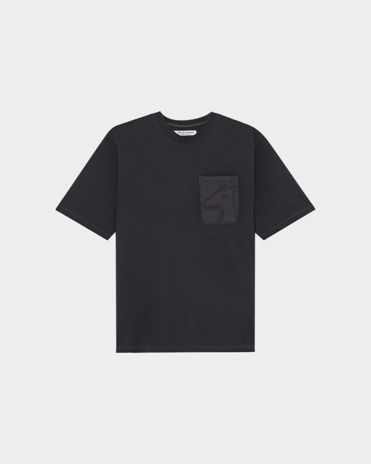 POCKET T-SHIRT WITH LOGO EMBROIDERED