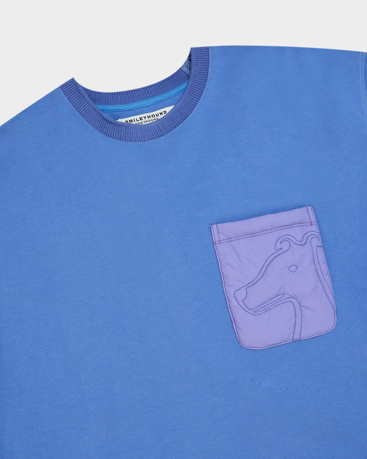 POCKET T-SHIRT WITH LOGO EMBROIDERED