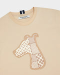 CLASSIC FIT T-SHIRT WITH LOGO GRAPHIC PRINT