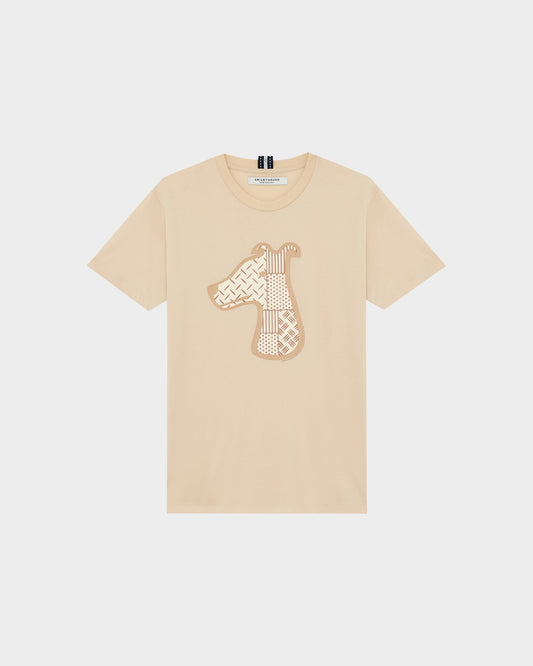 CLASSIC FIT T-SHIRT WITH LOGO GRAPHIC PRINT