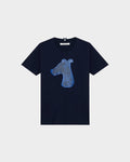 CLASSIC FIT T-SHIRT WITH LOGO GRAPHIC PRINT