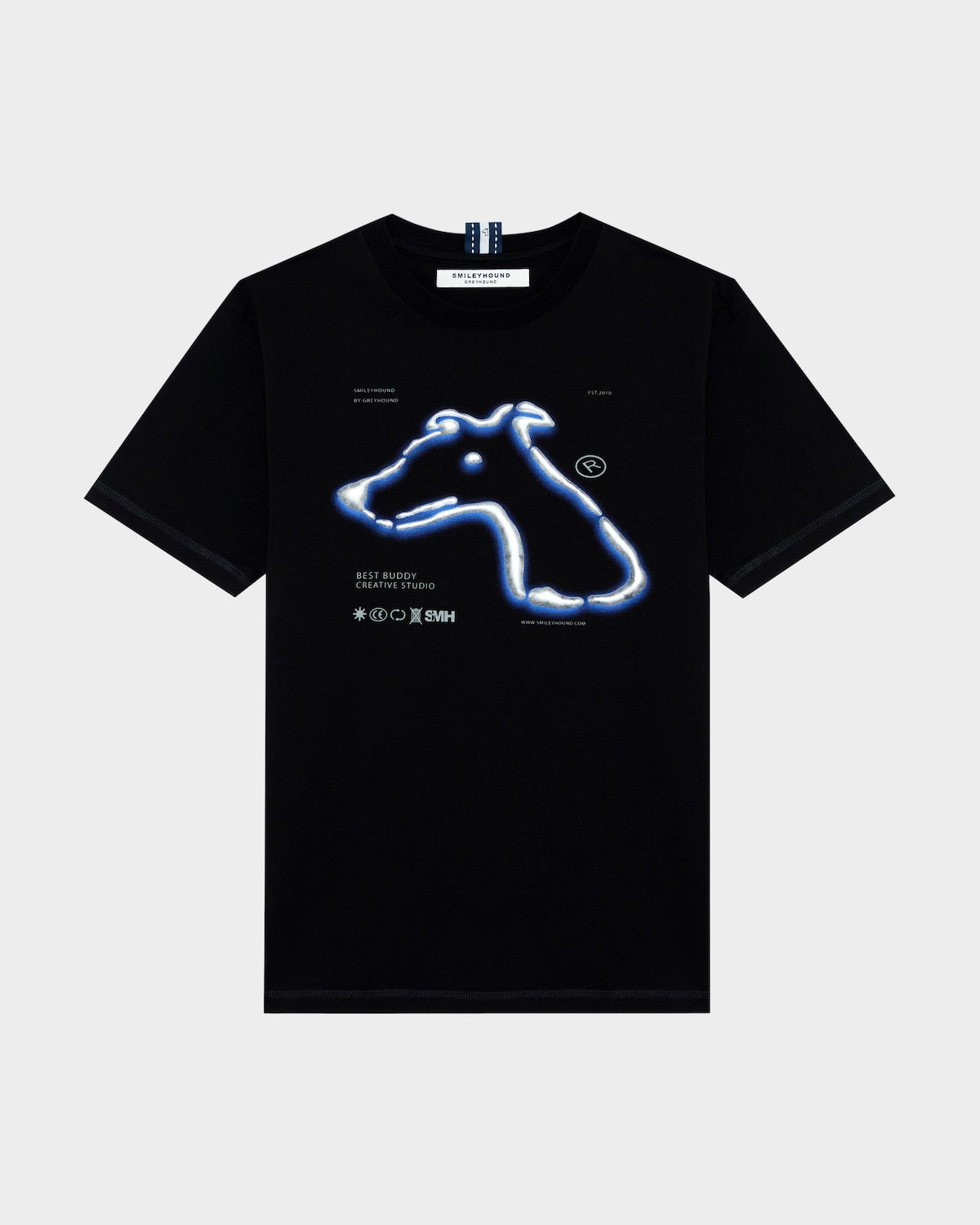 CLASSIC FIT T-SHIRT WITH LOGO GRAPHIC PRINT