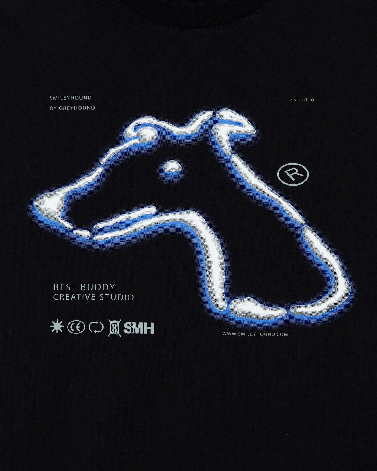 CLASSIC FIT T-SHIRT WITH LOGO GRAPHIC PRINT