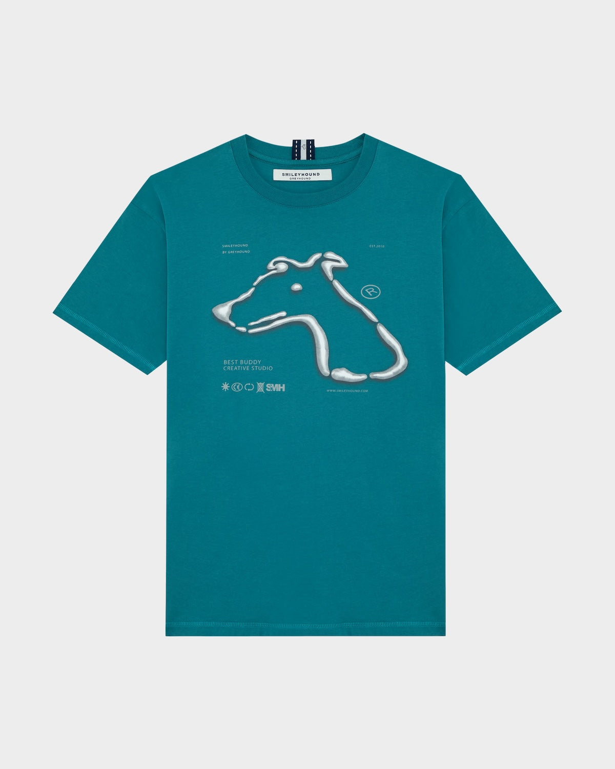 CLASSIC FIT T-SHIRT WITH LOGO GRAPHIC PRINT