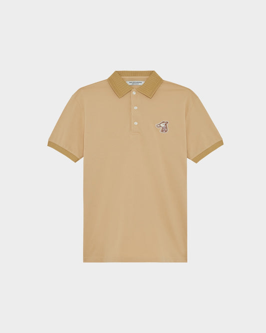 PIQUE POLO SHIRT WITH LOGO EMBROIDERED