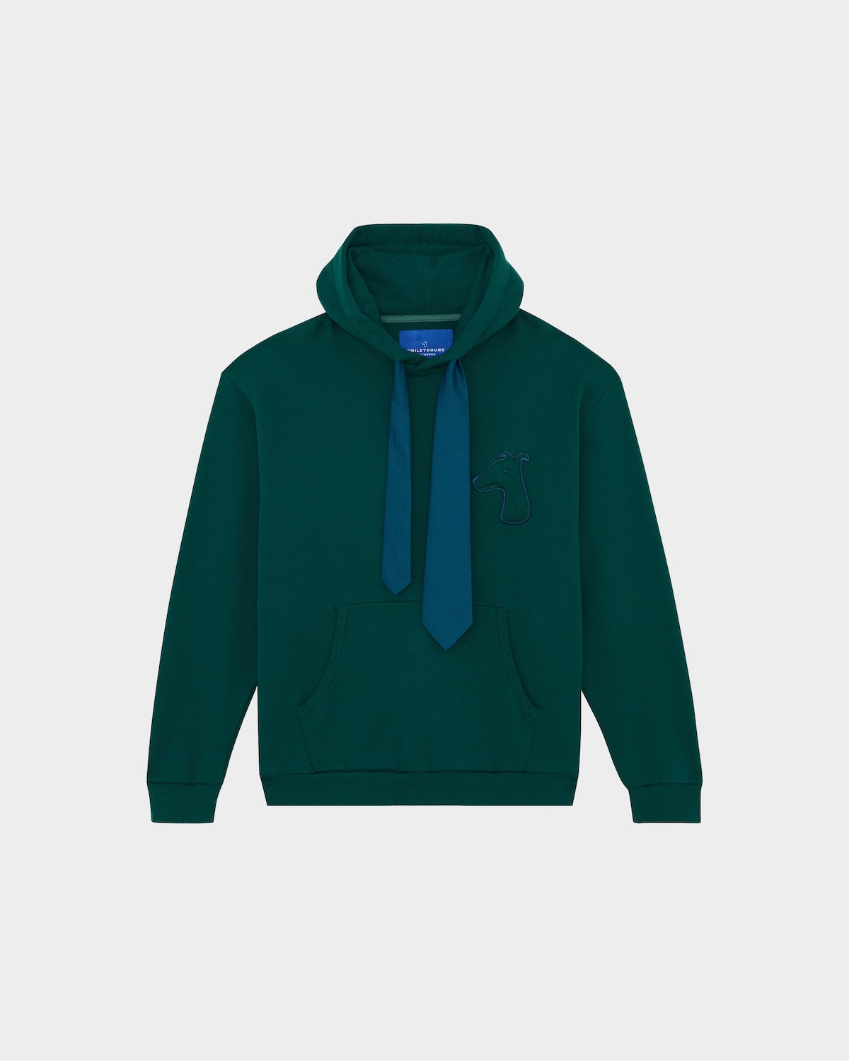 SMILEYHOUND NECKTIE HOODIE