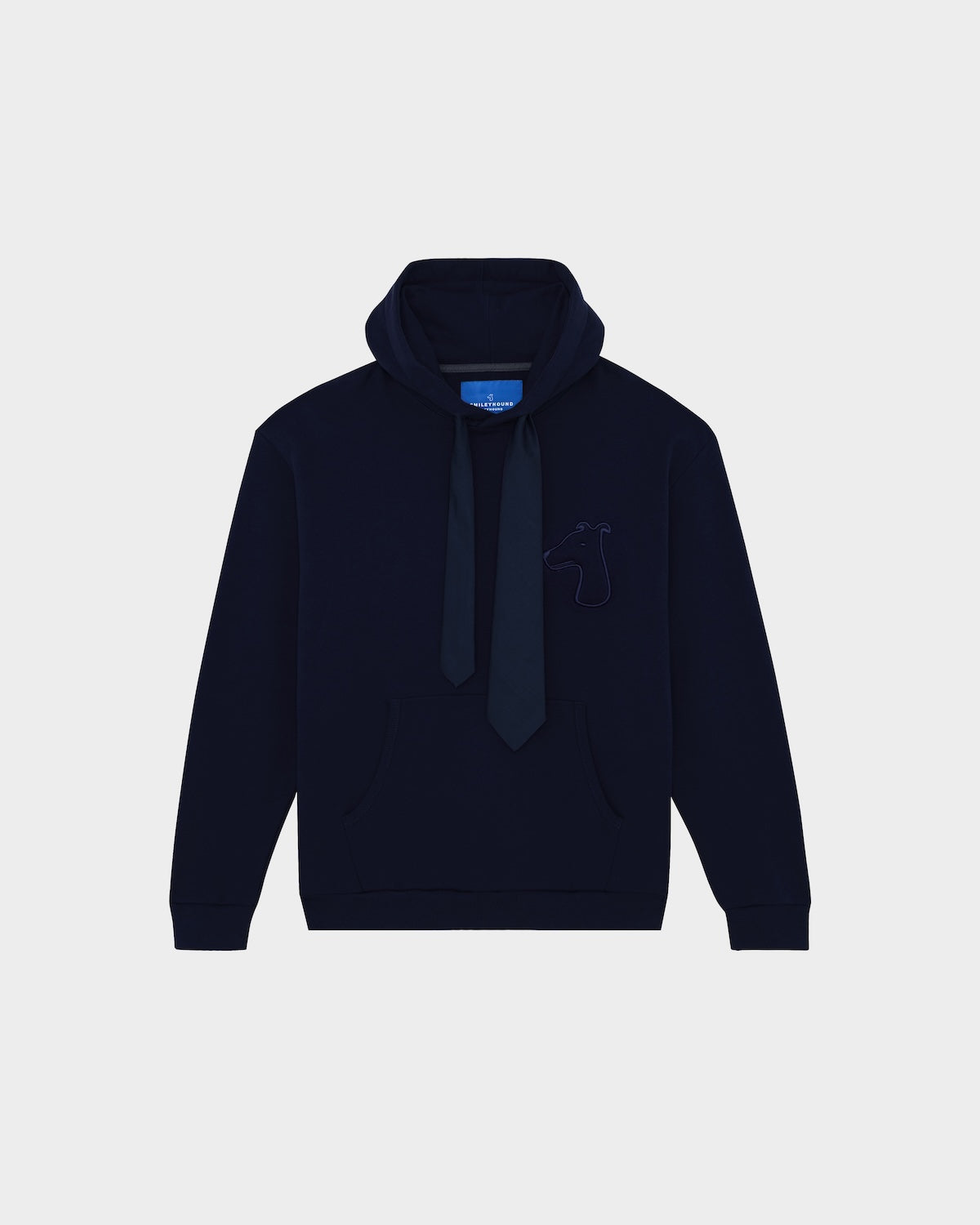 SMILEYHOUND NECKTIE HOODIE