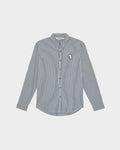 POPLIN SLIM SHIRT WITH LOGO EMBROIDERED
