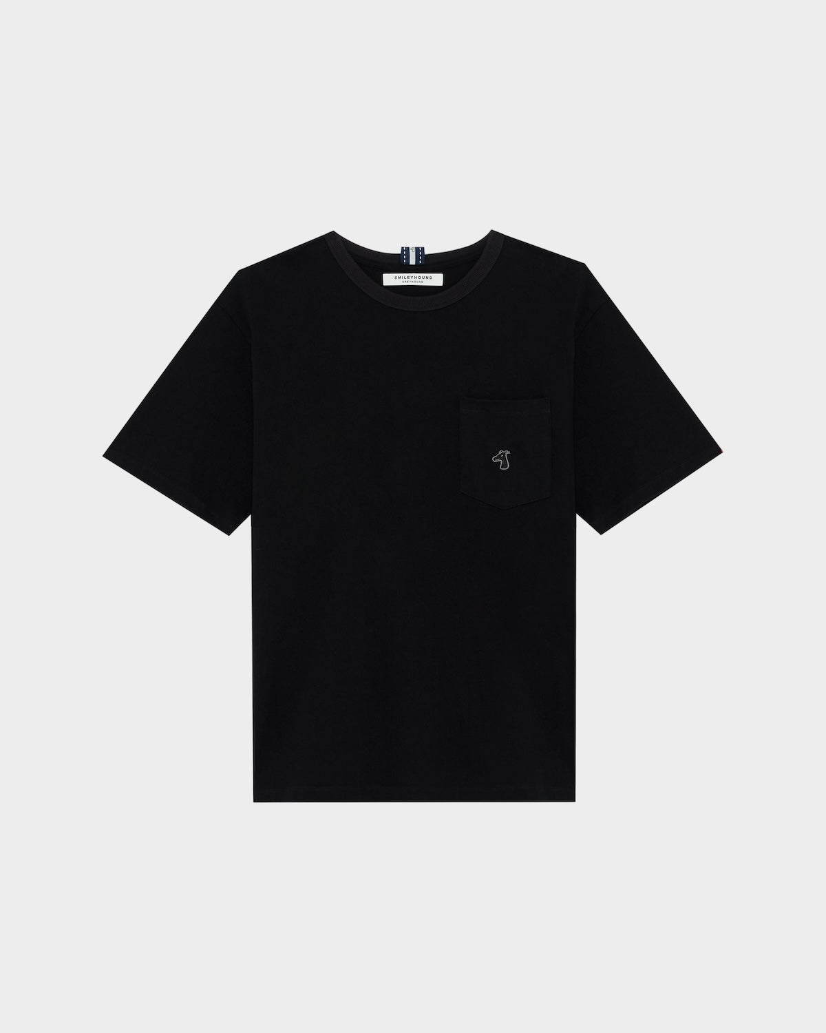 POCKET T-SHIRT WITH LOGO EMBROIDERED