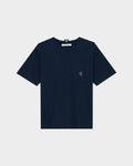 POCKET T-SHIRT WITH LOGO EMBROIDERED