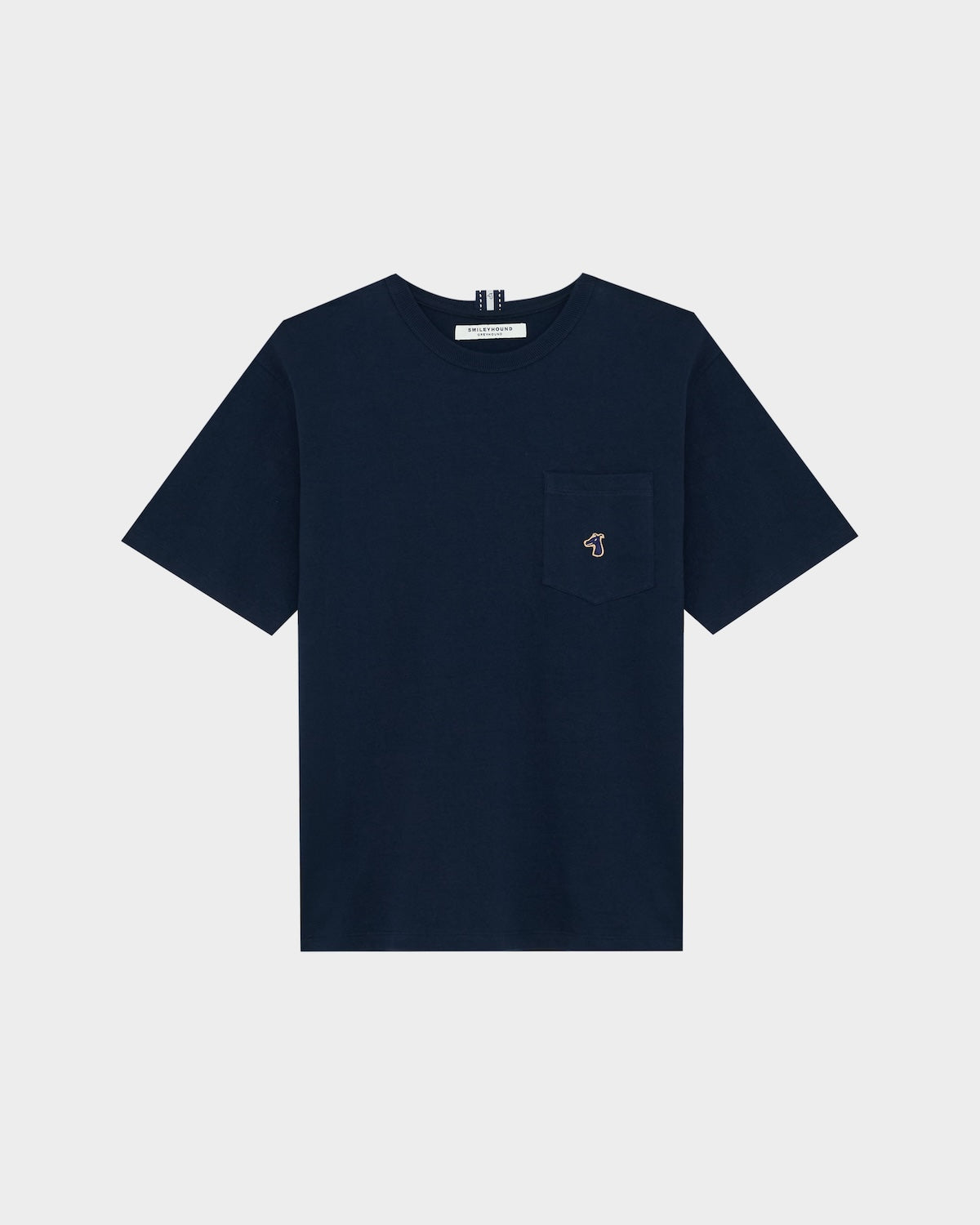 POCKET T-SHIRT WITH LOGO EMBROIDERED