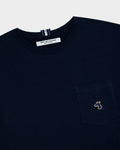 POCKET T-SHIRT WITH LOGO EMBROIDERED