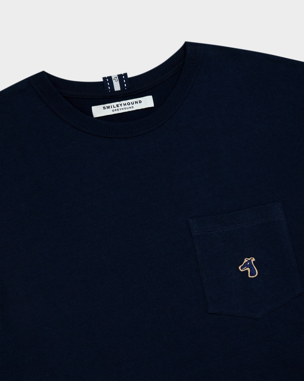 POCKET T-SHIRT WITH LOGO EMBROIDERED