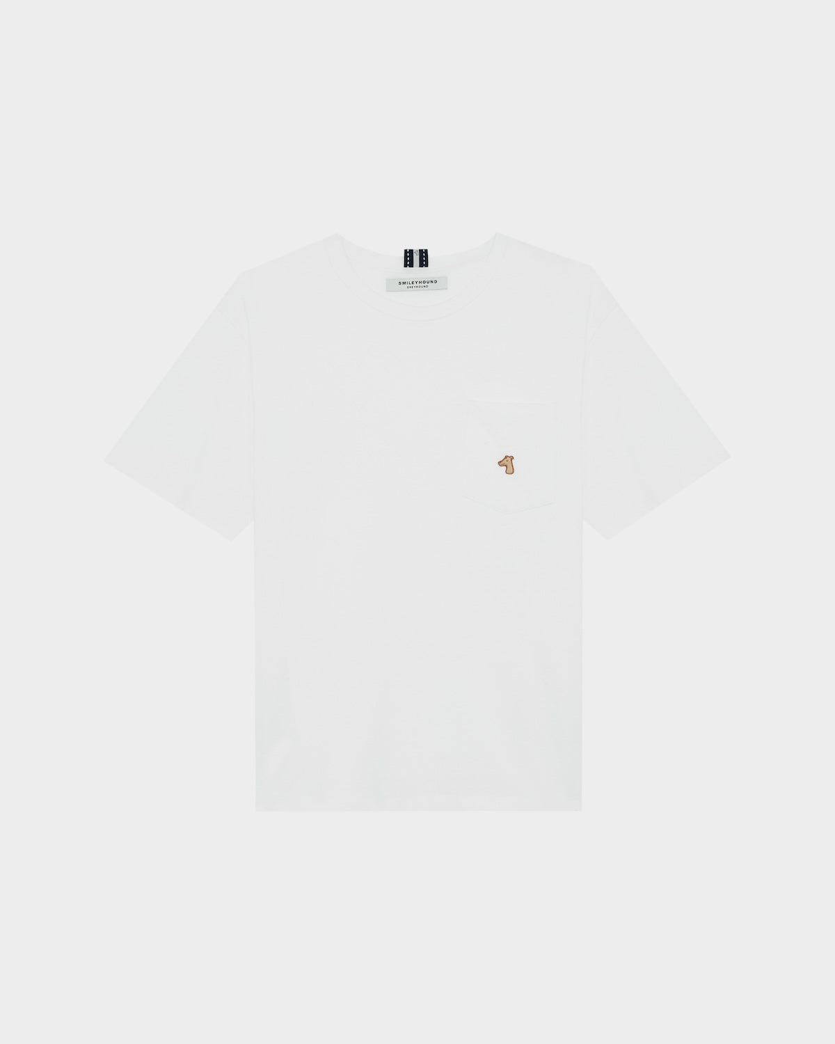 POCKET T-SHIRT WITH LOGO EMBROIDERED