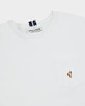 POCKET T-SHIRT WITH LOGO EMBROIDERED