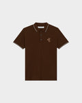 PIQUE POLO SHIRT WITH LOGO EMBROIDERED