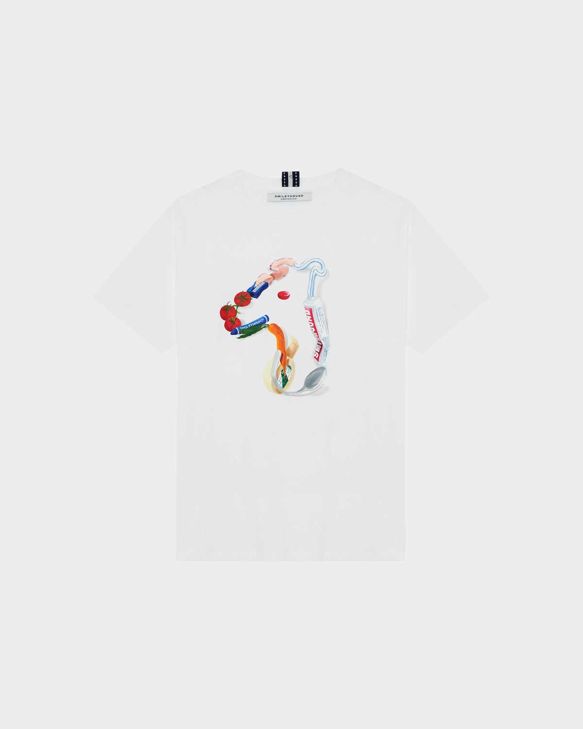 CLASSIC FIT T-SHIRT WITH LOGO GRAPHIC PRINT