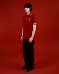 PIQUE POLO SHIRT WITH LOGO EMBROIDERED