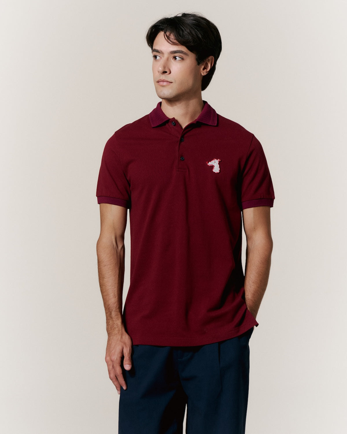 HAPPY HO HOUND   POLO SHIRT