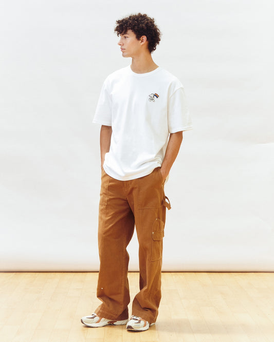 LOOSE FIT T-SHIRT WITH LOGO EMBROIDERED – HOUND FOR ALL EDITION