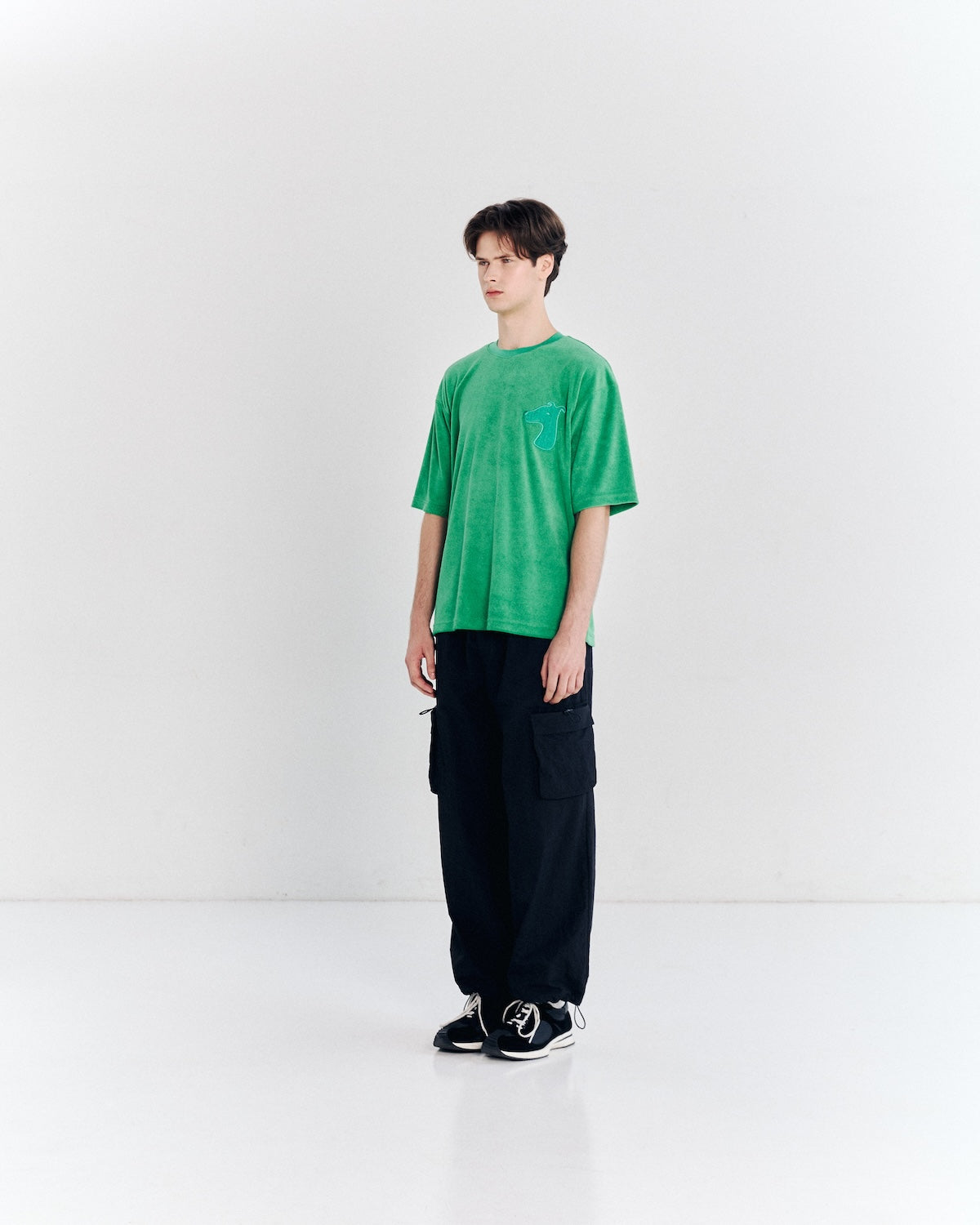 SMILEYHOUND TERRYCLOTH  BOXY T-SHIRT