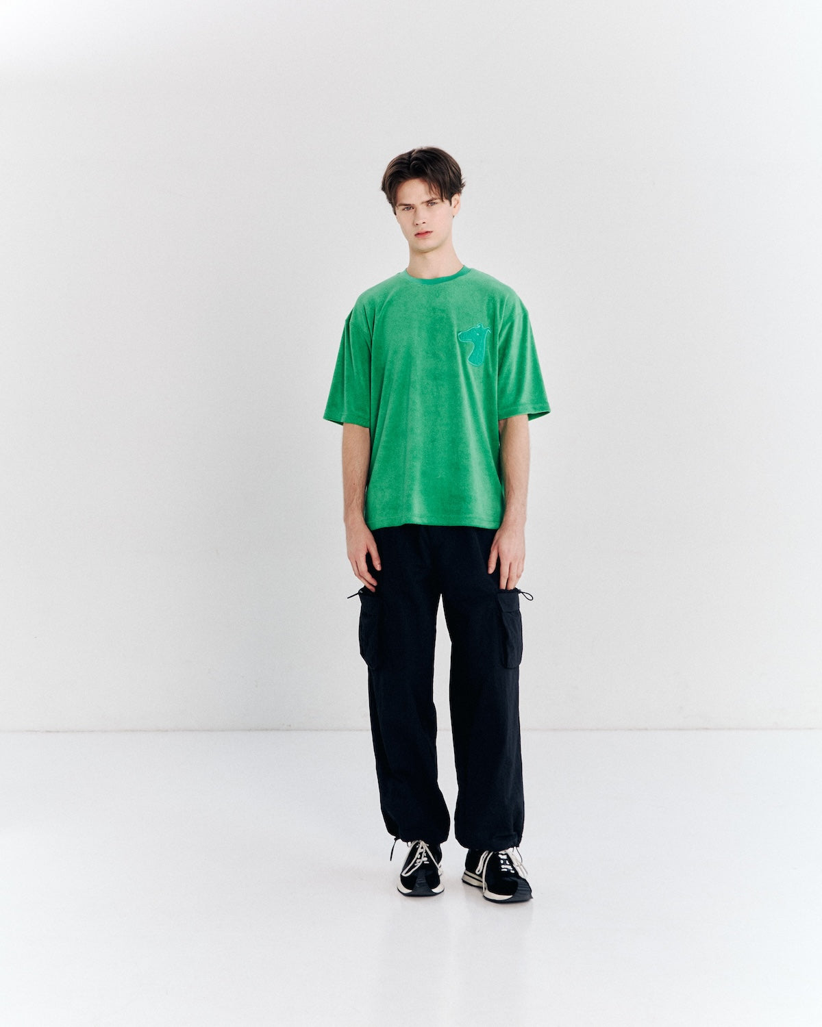 SMILEYHOUND TERRYCLOTH  BOXY T-SHIRT