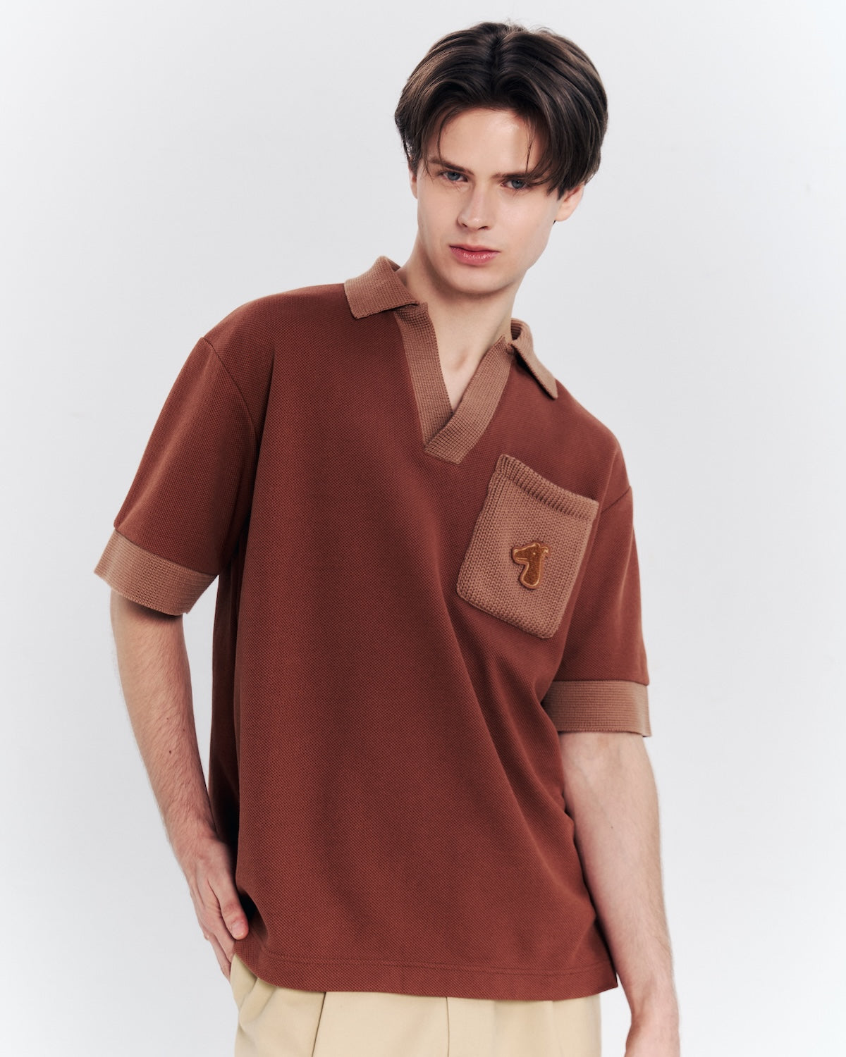 SMILEYHOUND KNIT POLO SHIRT