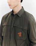 REGULAR NYLON SHIRT WITH SMILEYHOUND LOGO