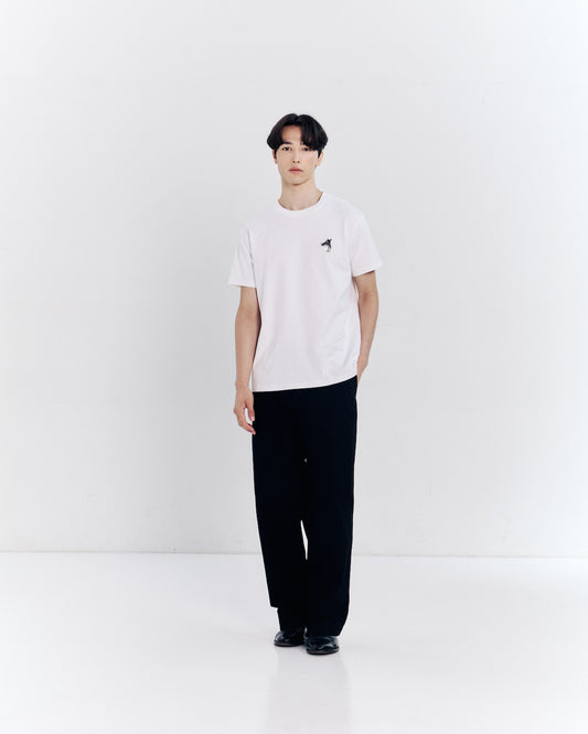 THING AROUND T-SHIRT WITH LOGO ALUMINIUM