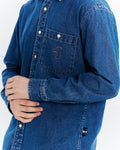 SMILEYHOUND LONG SLEEVE DENIM SHIRT