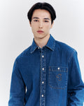SMILEYHOUND LONG SLEEVE DENIM SHIRT