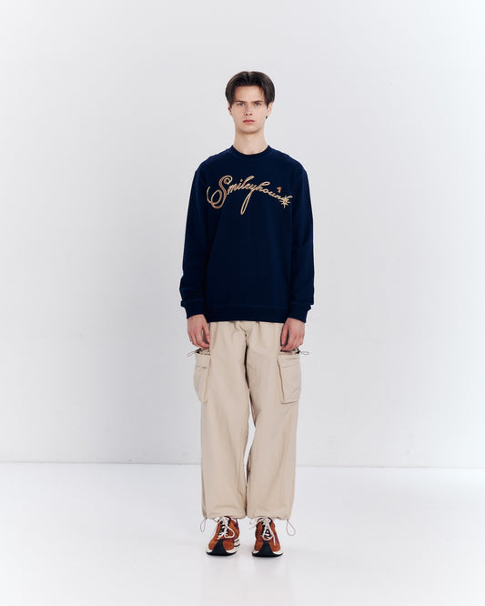 SMILEYHOUND SWEATER  LOGO FRENCH TERRY