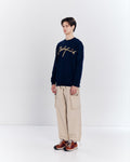 SMILEYHOUND SWEATER  LOGO FRENCH TERRY