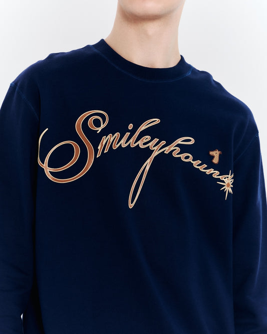 SMILEYHOUND SWEATER  LOGO FRENCH TERRY