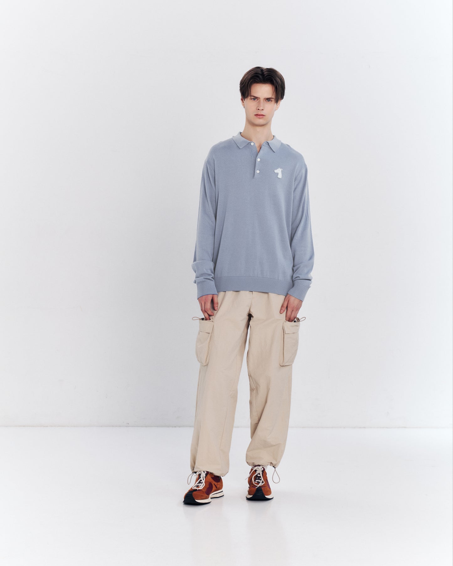 SMILEYHOUND SWEATER WITH LOGO EMBROIDERED