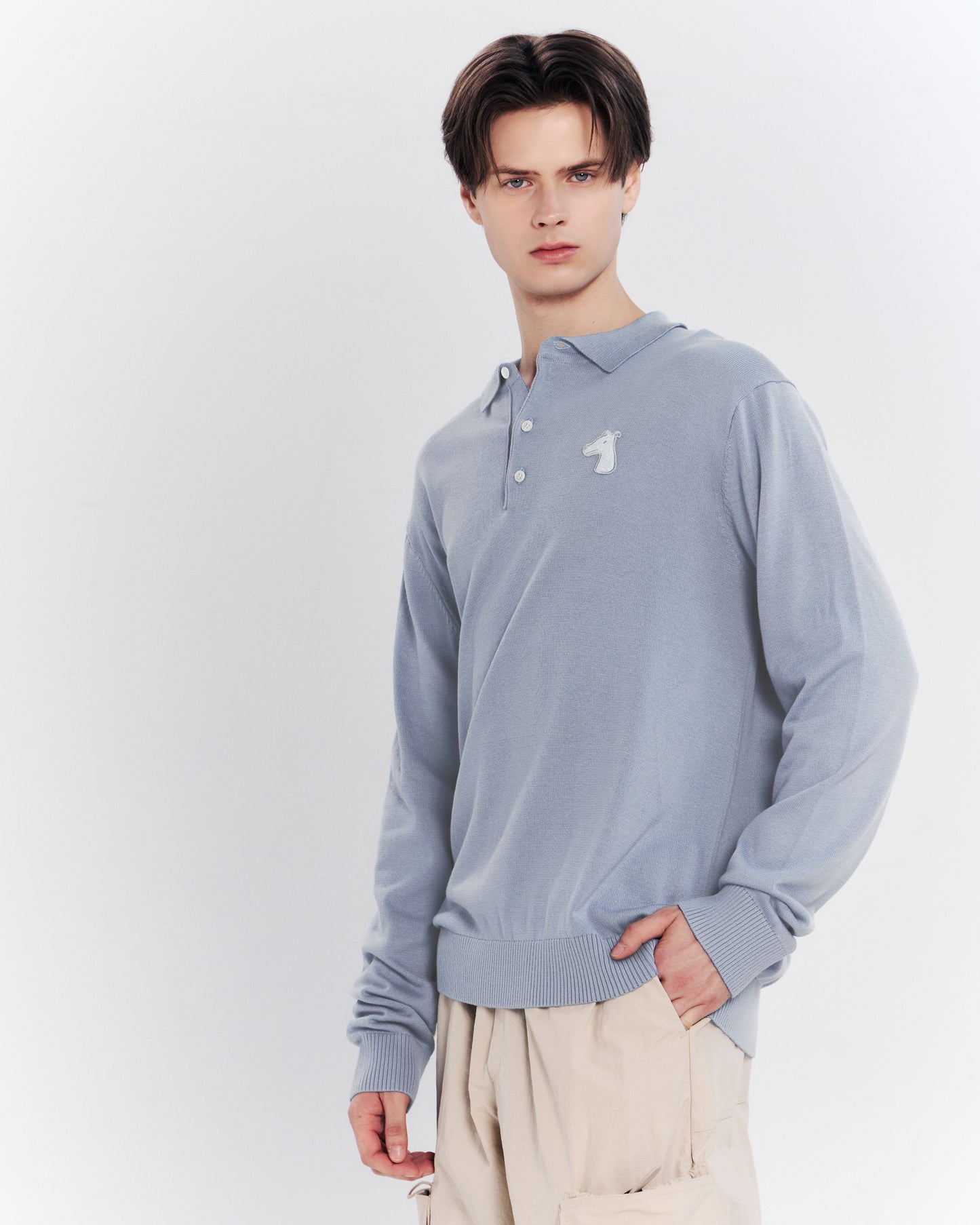 SMILEYHOUND SWEATER WITH LOGO EMBROIDERED