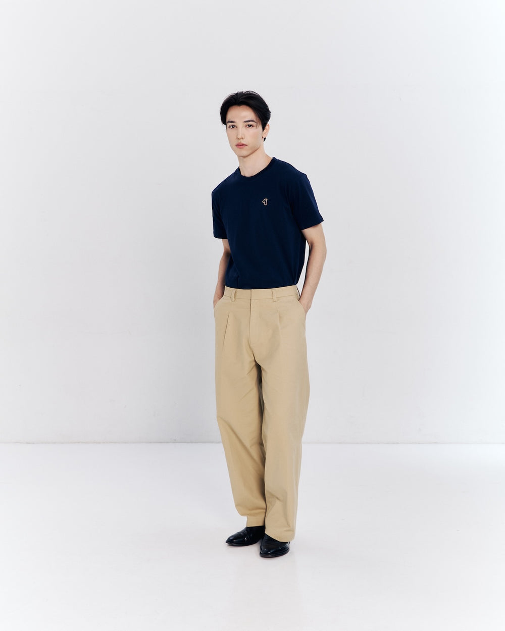 WIDE-LEG CHINO PANTS