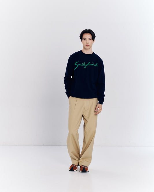 SMILEYHOUND SWEATER WITH BOLD LOGO