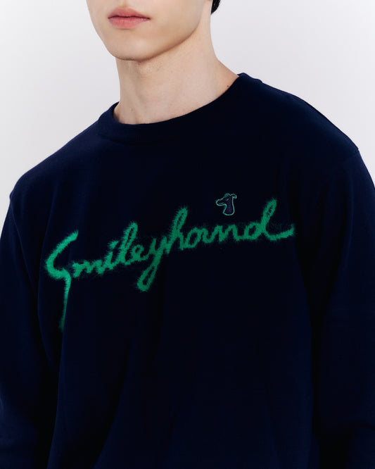 SMILEYHOUND SWEATER WITH BOLD LOGO