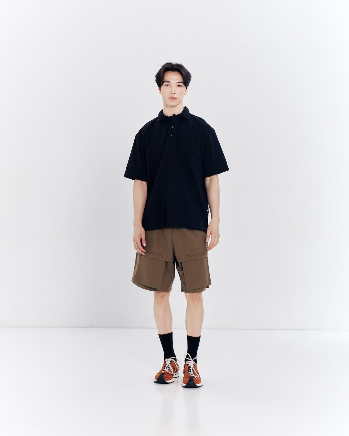 SMILEYHOUND PUFFY LOGO POLO SHIRT