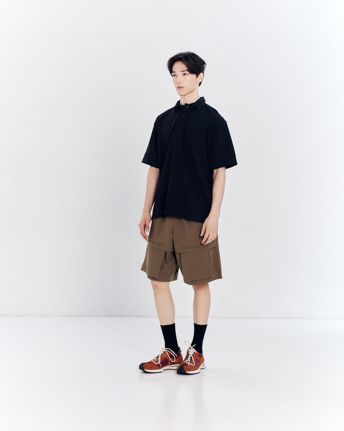 SMILEYHOUND PUFFY LOGO POLO SHIRT