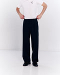 BALLOON FIT COTTON TWILL PANTS