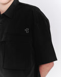 BOXY-FIT SHIRT WITH LOGO EMBROIDERED