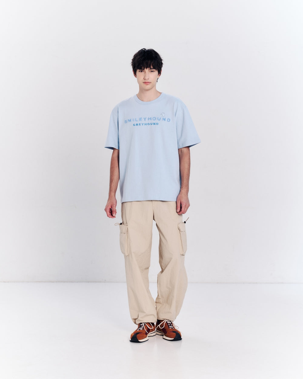 SMILEYHOUND EMBOSS BOXY T-SHIRT