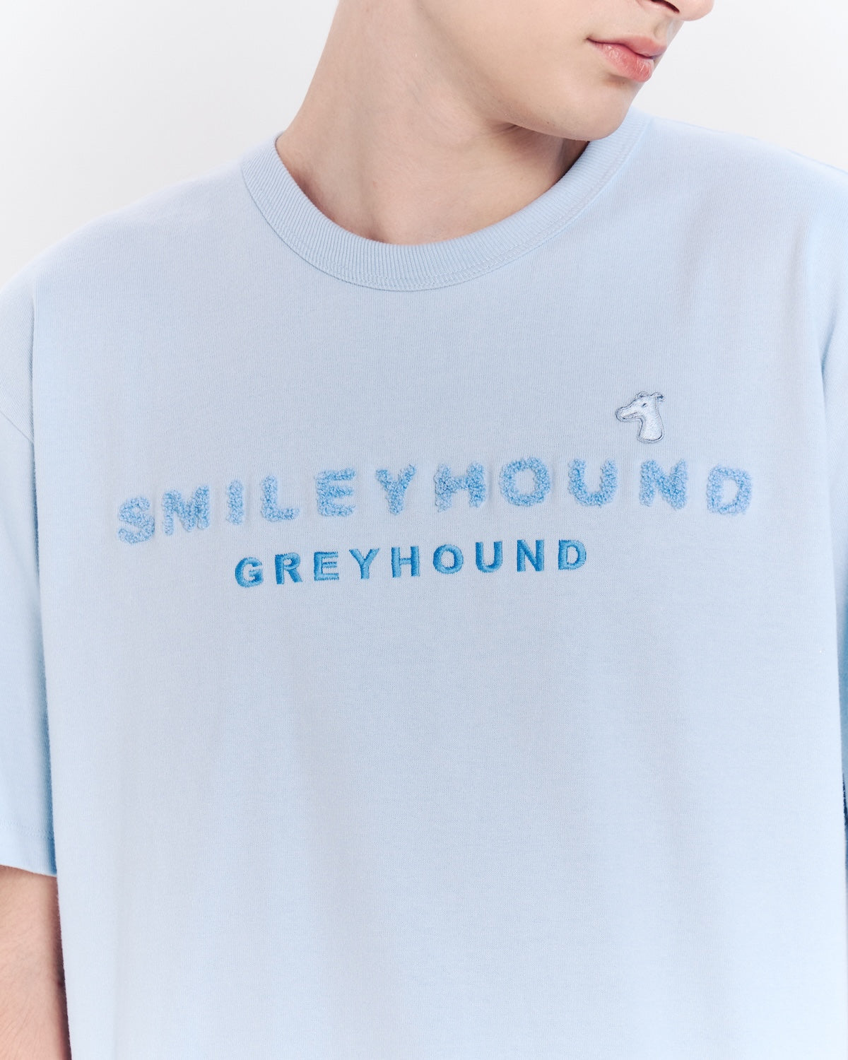SMILEYHOUND EMBOSS BOXY T-SHIRT