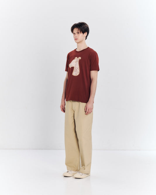 CLASSIC FIT T-SHIRT WITH LOGO GRAPHIC PRINT