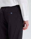 STRAIGHT-LEG POLYESTER BLEND PANTS