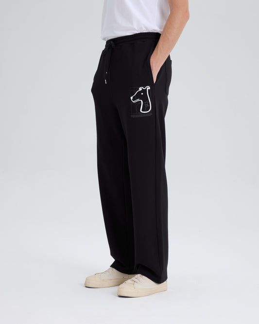 SMILEYHOUND TRACK PANTS WITH GRAPHIC PRINTED