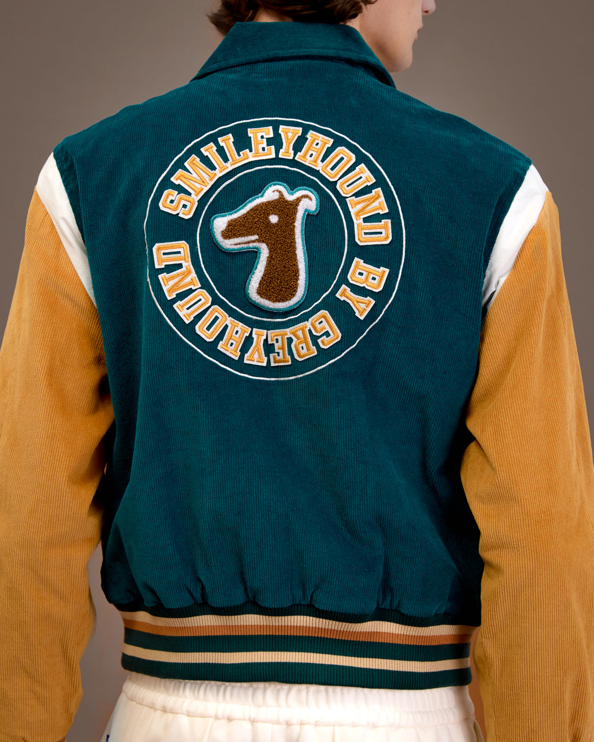 SMILEYHOUND VARSITY BOMBER JACKET