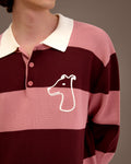 SMILEYHOUND STRIPED KNIT POLO